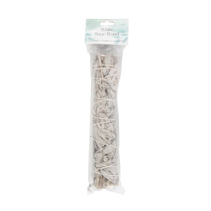 22.5cm Large White Sage Smudge Stick Wand - Image 2